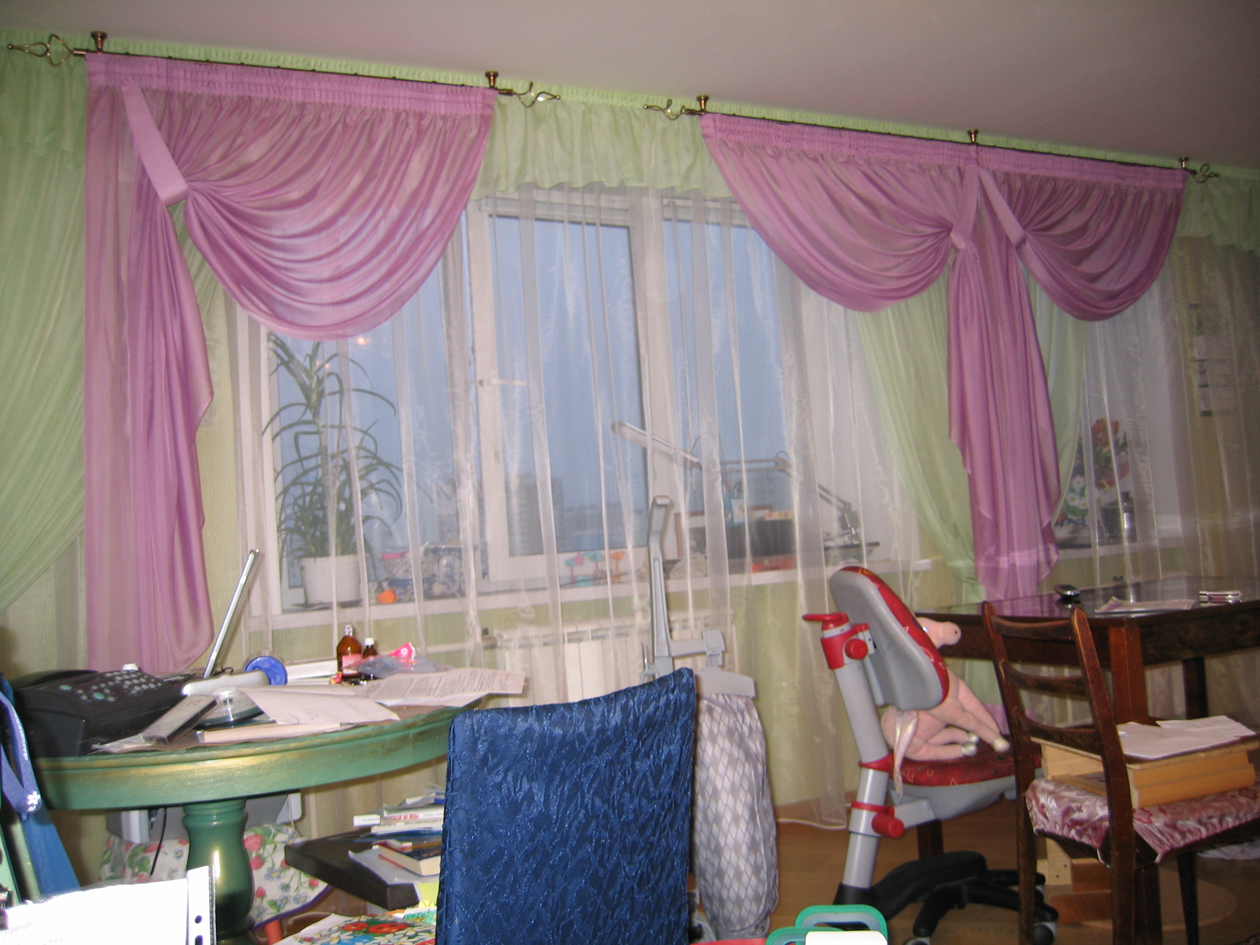 Оригинальные шторы в гостиную